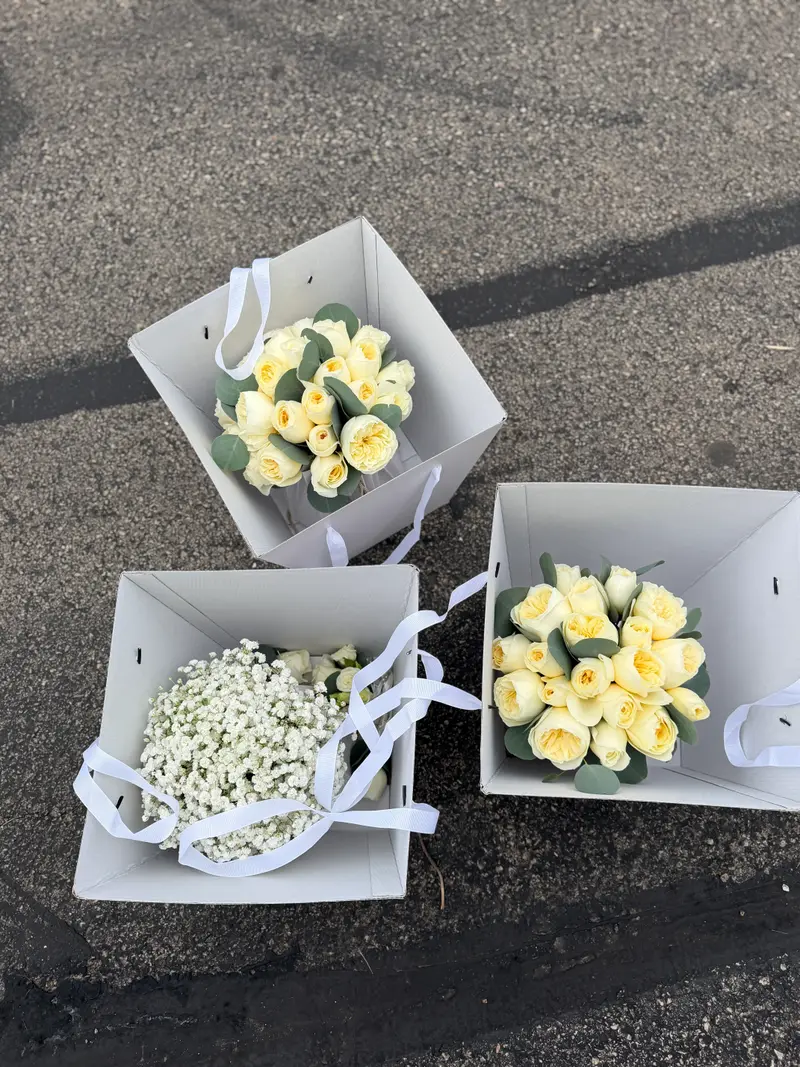 Garden Roses Wedding Bouquet