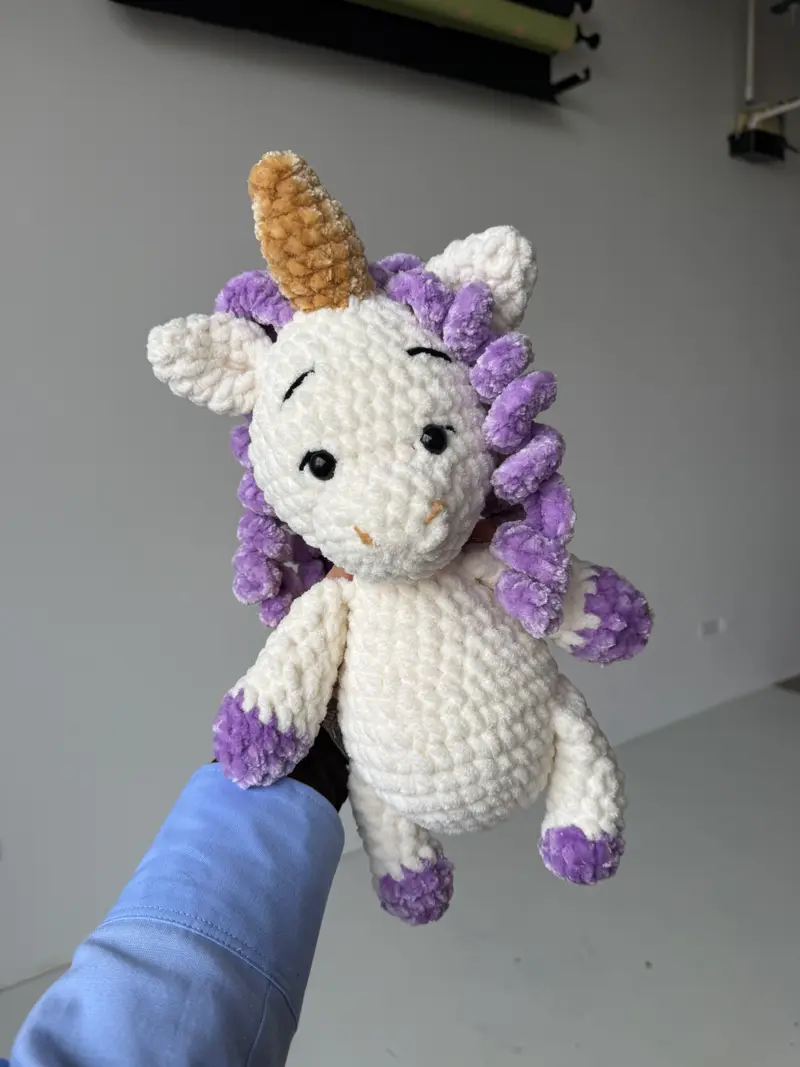 Handcrafted Lavender Unicorn
